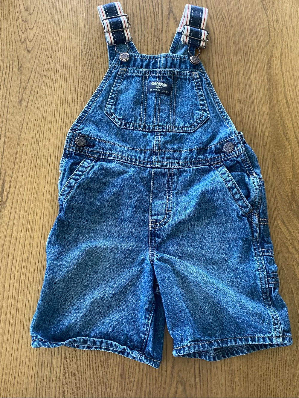 OshKosh B'gosh Denim Shortall Overalls 4T